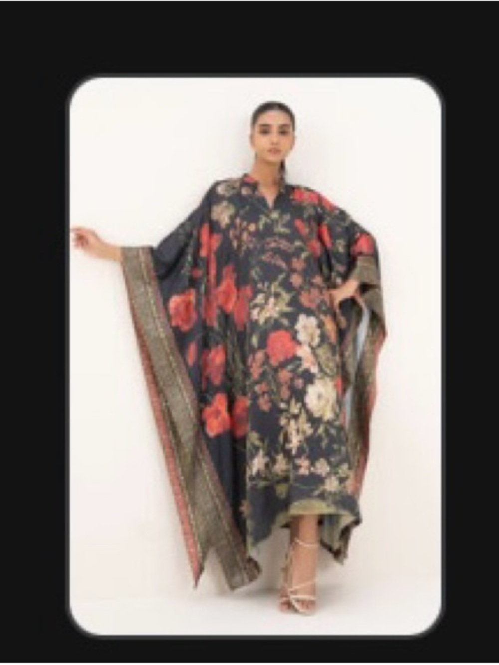 Beautiful Silk Kaftan Sapphire